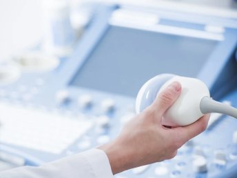 Ultrasound image of various small body parts for diagnostic examination.